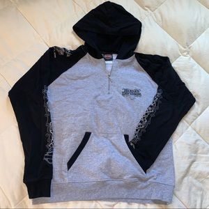 HARLEY DAVIDSON 1/4 Zip Hoodie